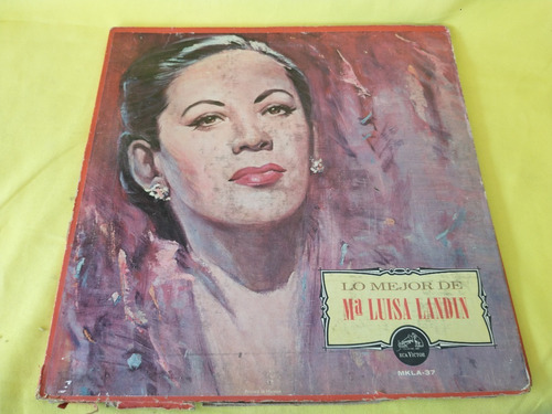 Lo Mejor De Ma Luisa Landin Acetato Vinil Lp Vuelve Otra Vez