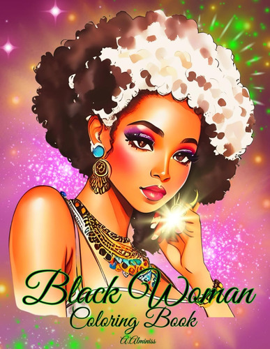 Libro: Black Woman Coloring Book: Black Women Adult Coloring