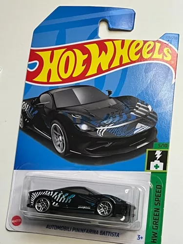 Carrinho Hot Wheels AUTOMOBILI PININFARINA BATTISTA HKH57 HW GREEN SPEED