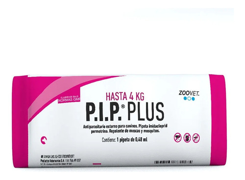 Antipulgas P.i.p. Plus Para Perros Hasta 4kg