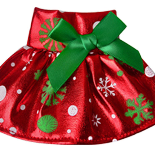 Nuevo 4 Hermosas Faldas For Muñecas Navideñas A Escala