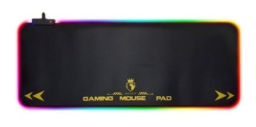 Tapete Para Teclado Pad Mouse Gamer Con Luces Led Rgb