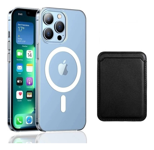 Case Para iPhone 14, 14 Pro, 14 Pro Max Mag Safe + Wallet