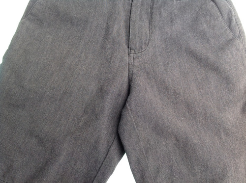 Bermuda Para Niño 8 Años Micros Gris Short Algodón Poliéster