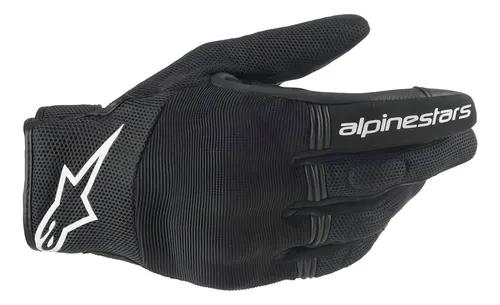 Guantes de moto Alpinestars de cobre, negro y blanco, eje corto, talla L