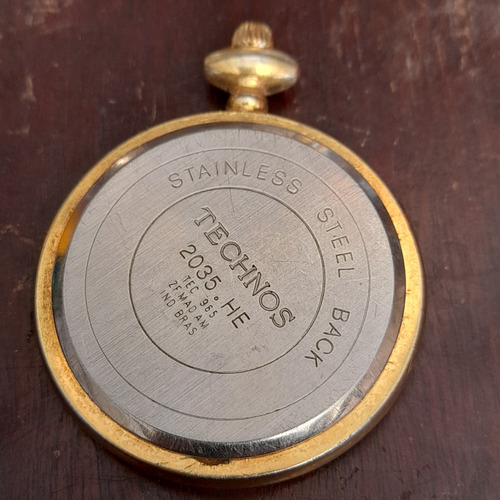 Imagem 3 de 5 de Relogio De Bolso Technos Quartz Sem Bateria E Alça Da Coroa