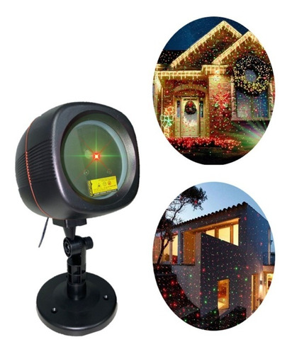 Caixa De Som C/projetor Laser Decorativo Bluetooth 5w Xl5w Cor da carcaça Preto Cor da luz verde e vermelho Bivolt