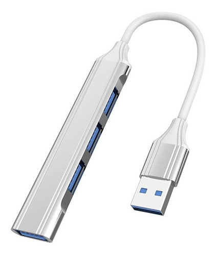 Concentrador Usb 4 Puerto 3.0 Tipo-c Estacion Adaptador