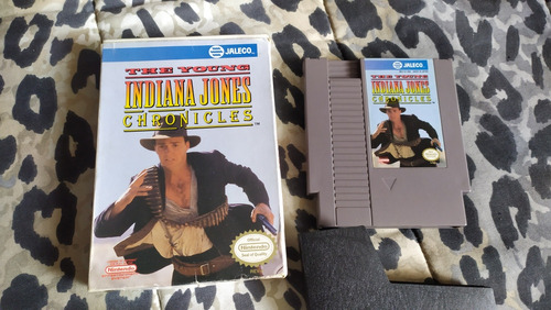 Juego De Nintendo Nes - Young Indiana Jones Chronicles Caja
