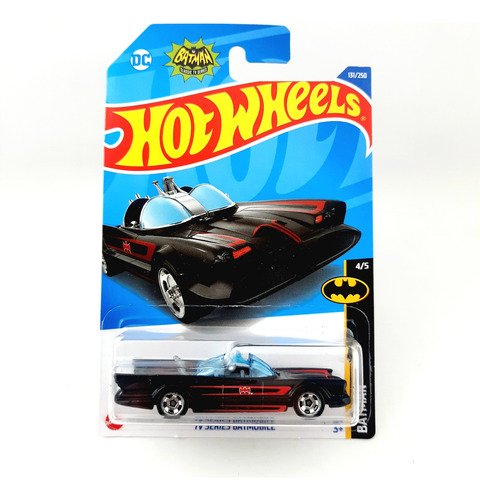 Hot Wheels Batimovil Tv Series Batmobile Color Negro 