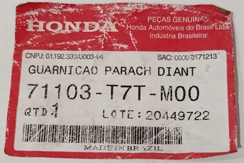 Grade Inferior Parachoque Diant Hrv 16/18 71103t7tm00 Origin