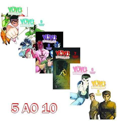 Yu Yu Hakusho 5 Ao 10! Mangá Jbc! Lacrado! Novos!!