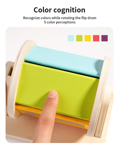 Tambor Giratório Montessori Brinquedo Sensorial Diferencie