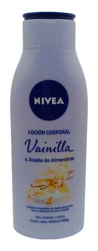 Locion Corporal Nivea Vainilla Aceite Y Almendras 400 Ml