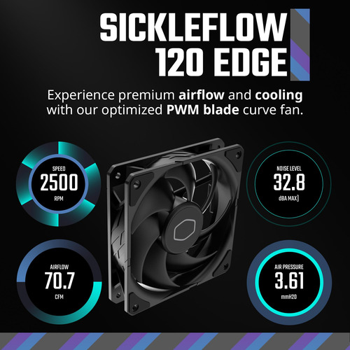 Enfriador De Aire Tipo Cpu Master Hyper 212 Black Sickleflow
