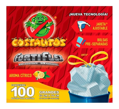 Bolsas Para Basura Fortiflex De 49 L Dh