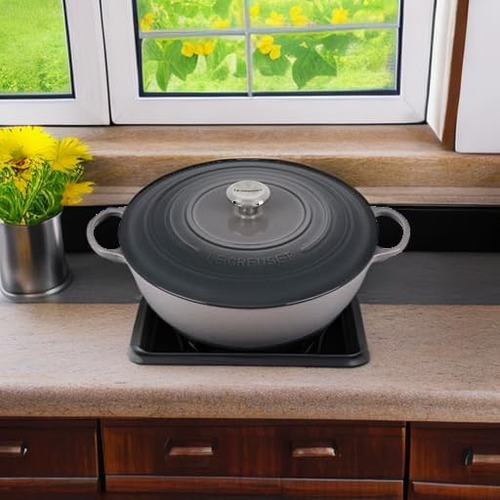 Horno De Chefs De Hierro Fundido De Le Creuset, 7.5qt, Ostra
