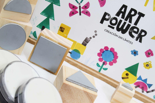 Kit De Arte Con Sellos Para Crear Y Dibujar Niños