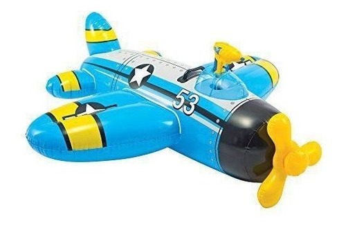 Bote Inflável Infantil Avião Com Pistola De Água - Intex