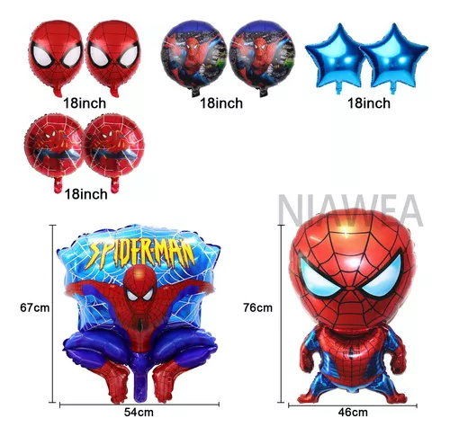 Spiderman theme balloon decor  Fiesta de spiderman decoracion, Piñatas de  spiderman, Decoraciones de globos para fiesta