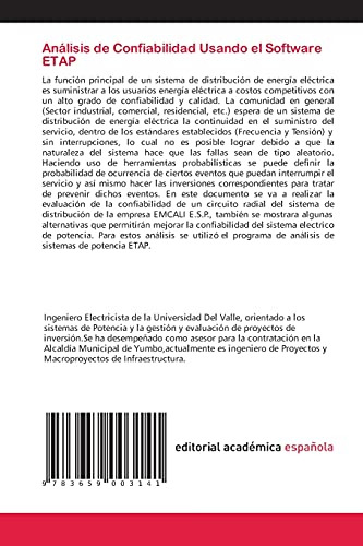 Analisis De Confiabilidad Usando El Software Etap: Analisis