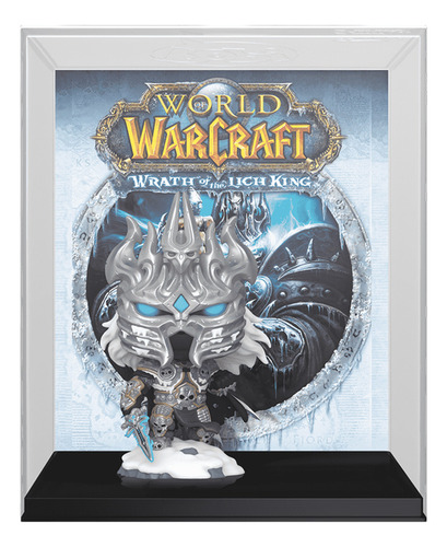 Funko Pop Cover The Lich King #12 Glow Gamestop Warcraft