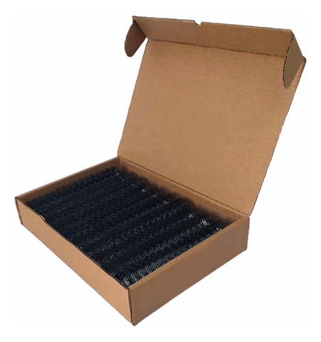 Wire-o 5/8 2x1 P/120 Folhas Preto Formato A5 - Cx C/ 50