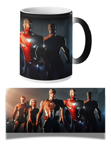 Taza Mágica Marvel Avengers Termosensible 320 Ml Avengers
