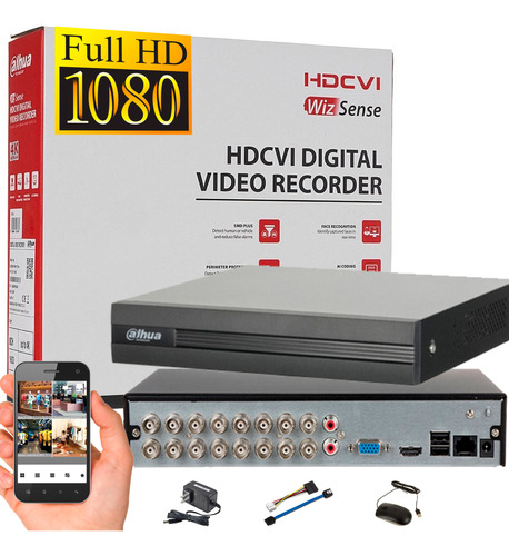 Dvr  16 Canales Dahua 2 Megapixel Hd 1080p Pentahibrido