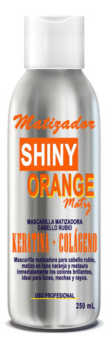  VIVONATURAL Shiny MATIZADOR SHINY ORANGE MASCARILLA MATIZADORA de rose balance en dosificador de 250mL de 250g por 1 unidad