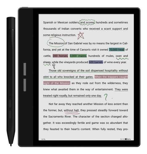 Bigme B751c color preto Ebook Reader 7 Polegadas