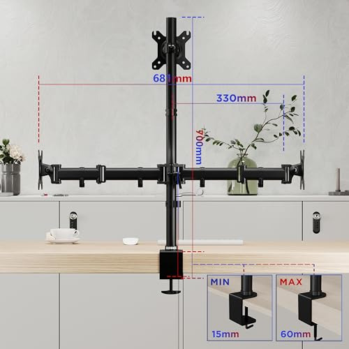 Soporte De Brazo Para Monitor Triple Duronic Dm253 | Soporte