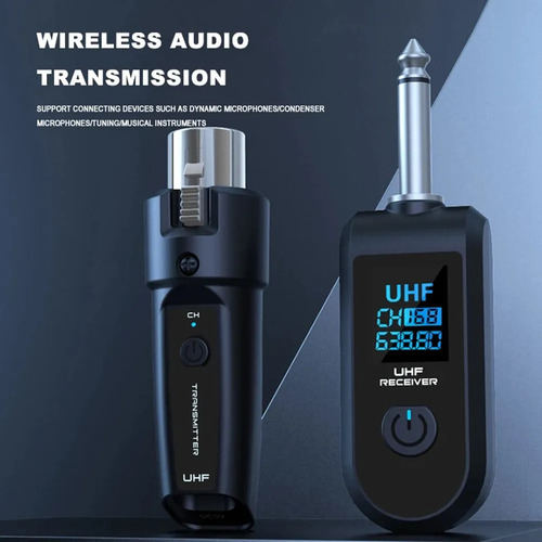 Sistema De Adaptador Xlr: Transmisor Y Receptor De Micrófono