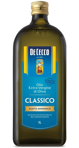 Aceite De Oliva Dececco Extra Virgen Italiano Extraído Frio