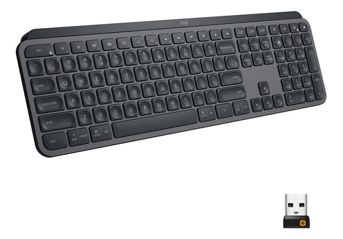 Teclado Inalámbrico Logitech Mx, Retroiluminado, 104 Teclas