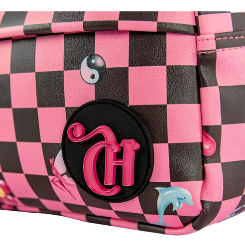 Estojo Necessaire Capricho Pop Cosmic - Sestini Cor Preto e Rosa Liso
