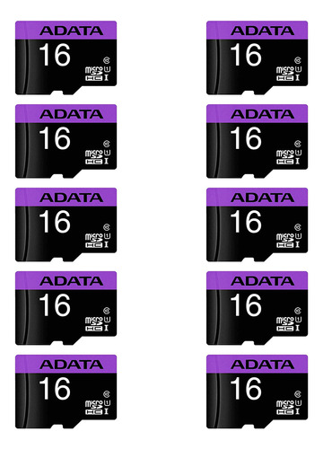 Pack 10 Memorias Micro Sd Adata Premier 16gb