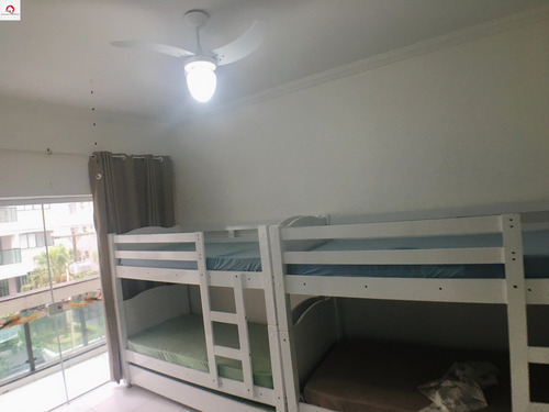 Imagem 8 de 11 de Apartamento À Venda - 1 Dormitório Sendo Suíte - Vista Para O Mar - Sacada - Praia Das Pitangueiras - Guarujá/sp - Ap05922 - 69528651