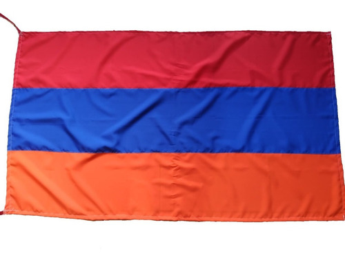 Bandera De Armenia, De Buena Calidad, Grande,