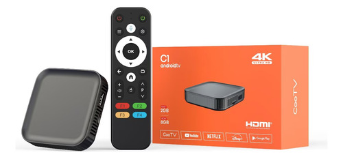 Caja De Tv Con Transmisión Por Internet C1 Allwinner H313 2/