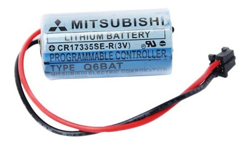 Bateria Para Plc Mitsubishi Q6bat 3v Cr17335se-r Original