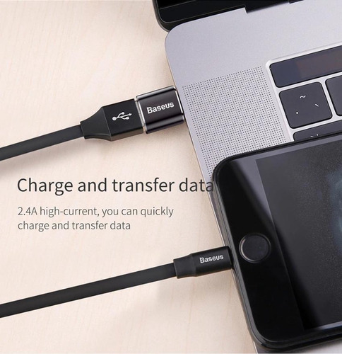 Imagem 7 de 7 de Adaptador Baseus Tipo C Otg Para Usb Cabo Usb Dados