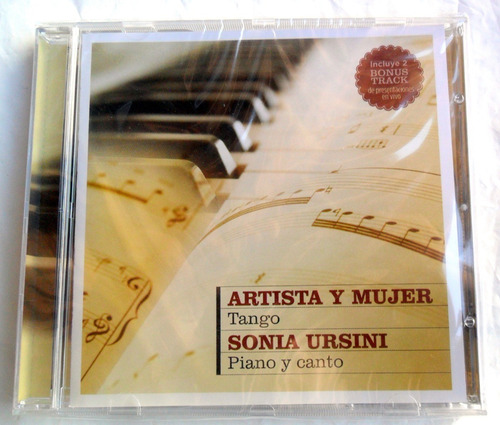 Sonia Ursini - Artista Y Mujer ( Piano Y Canto ) Cd Nuevo