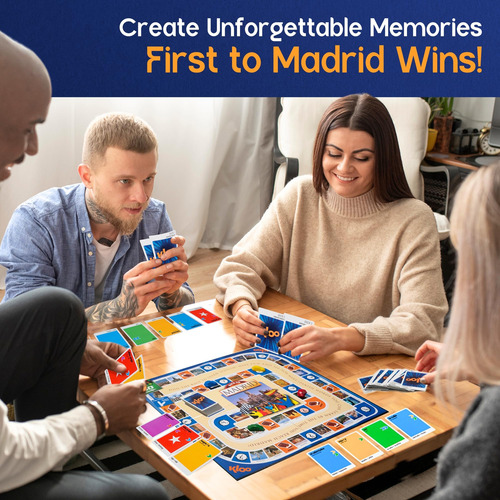Juego De Mesa Race To Madrid Aprende Español Mmg