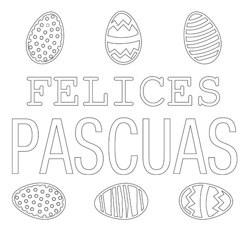 Imagen 6 de 9 de Vinilos Vidriera Felices Pascuas Conejos Huevos