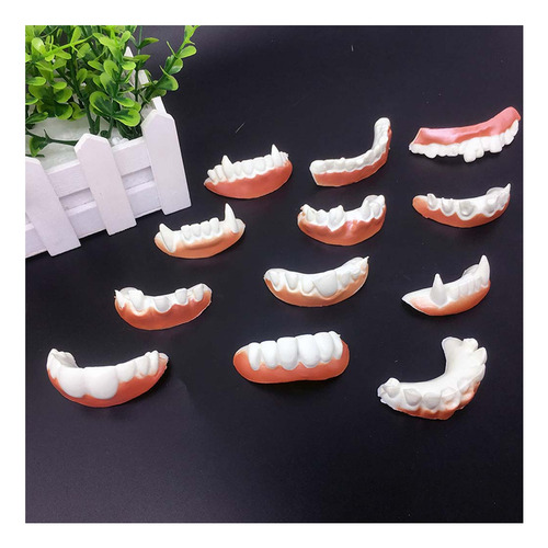 Divertidas Dentaduras Postizas Tipo C Con Dientes De Conejo
