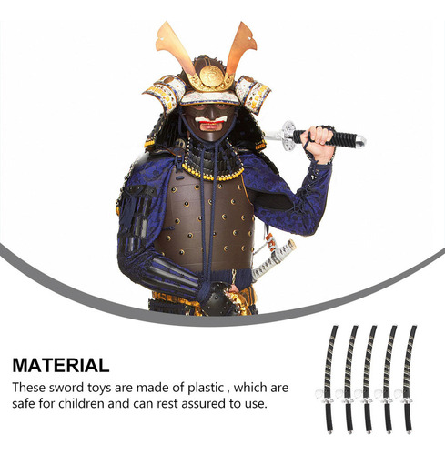 Juego De 5 Espadas Samuráis Japonesas De Creative Cosplay Pr