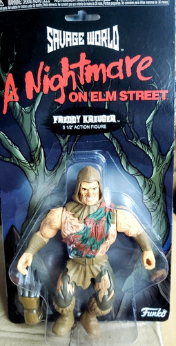 Funko Savage Worlda Nightmare On Elm Street Freddy Krueger