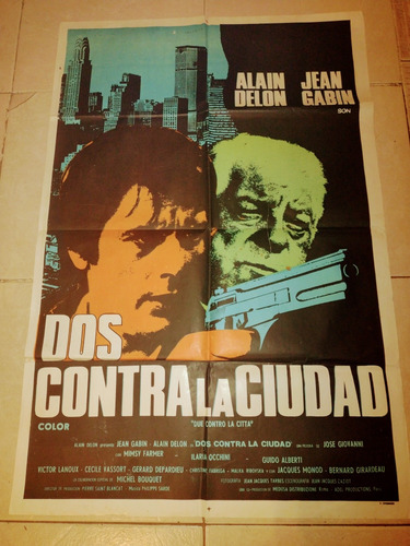 Dos Contra La Ciudad Poster Gigante De Cine!!