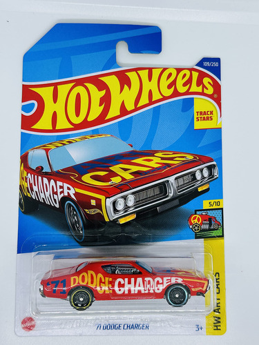 Hot Wheels  - Cargador Dodge '71 - Rojo - Autos Artísticos.